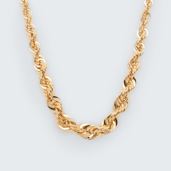 Graduated Gold Rope Chain - Eliza Page