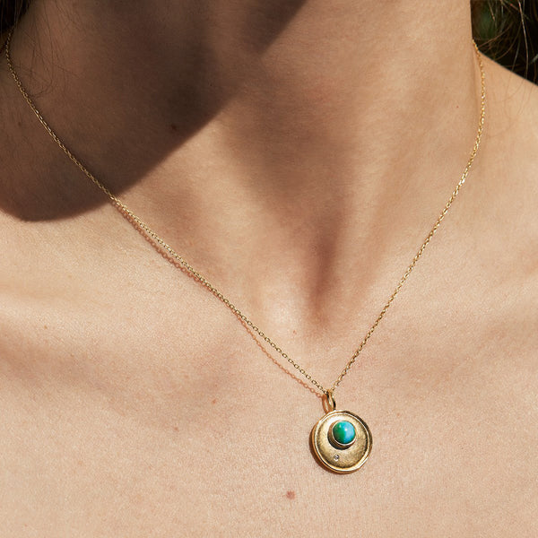 Turquoise Shadow Necklace - Eliza Page