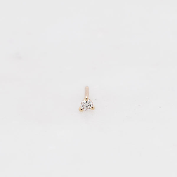 Martini White Diamond Piercing Stud - Eliza Page
