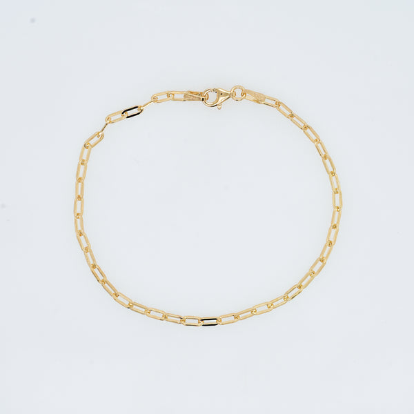 Petite Paperclip Chain Bracelet - Eliza Page