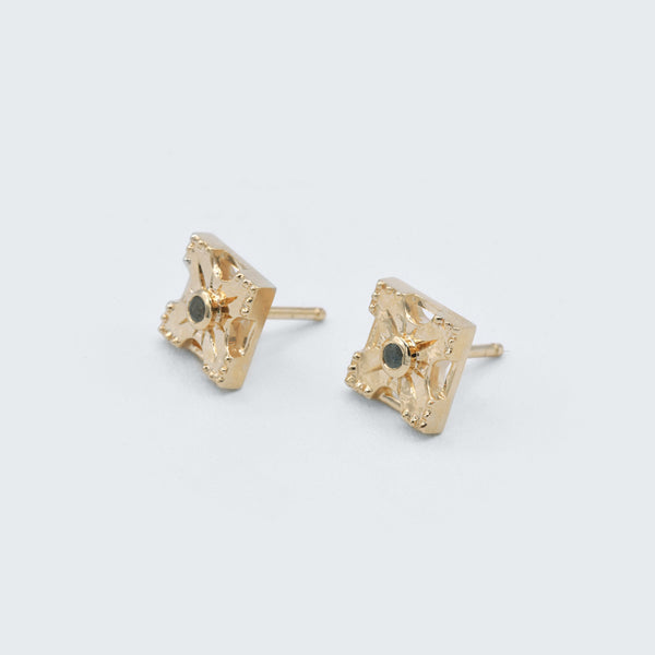 Petite Harmony Gemstone Stud Earrings - Single Stone - Eliza Page