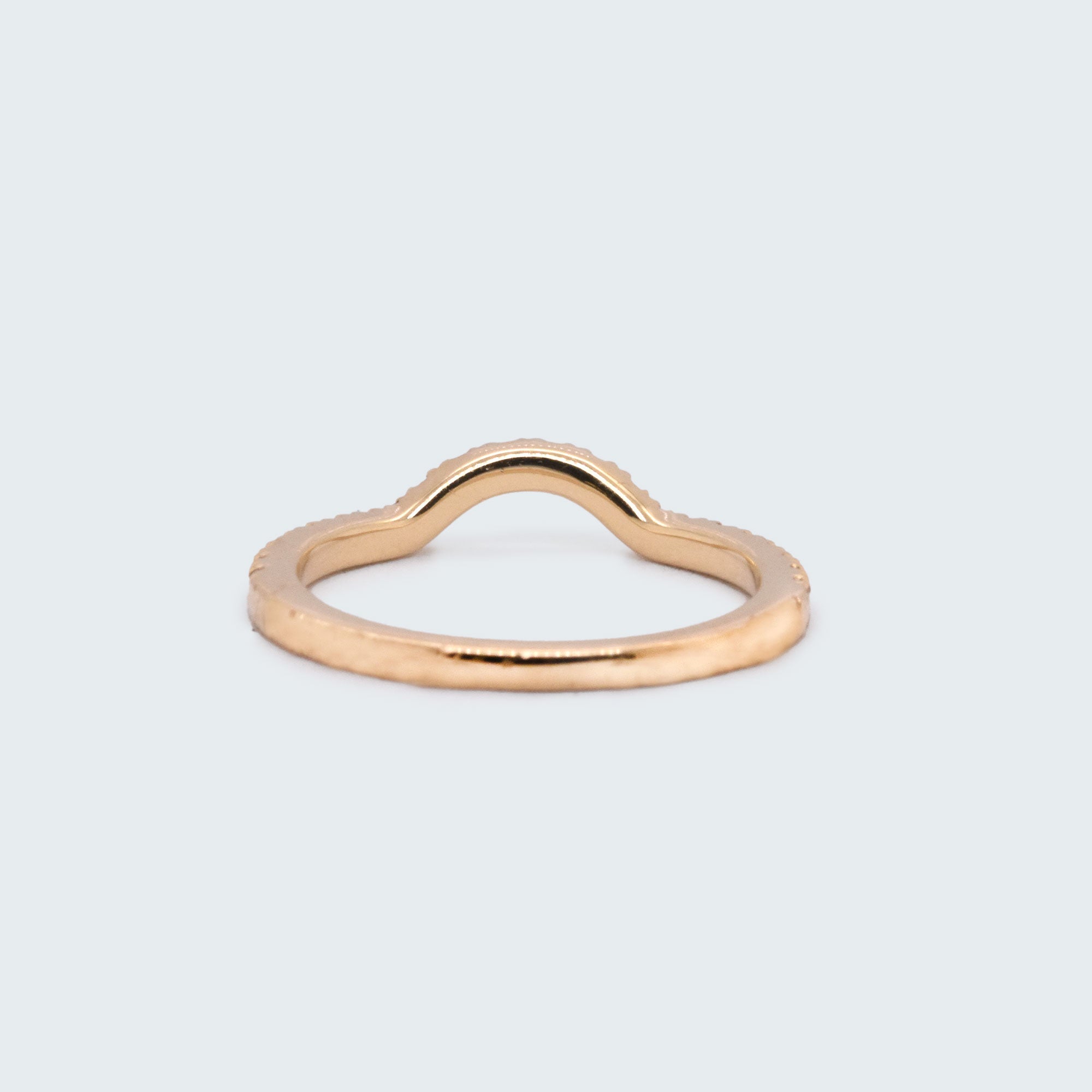 Diamond French-Set Contour Band - Eliza Page