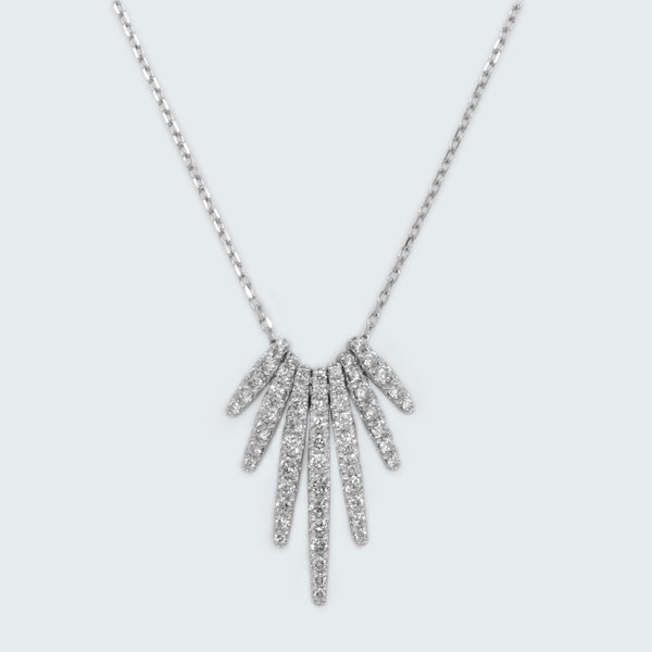 Diamond Starburst Necklace - Eliza Page