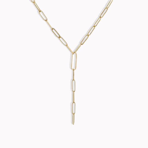 Lariat Paperclip Chain