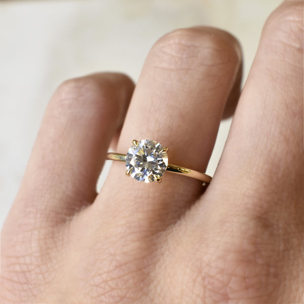 Emma 1.2ct Diamond Solitaire Engagement Ring - Eliza Page