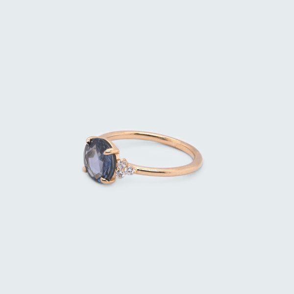Anne 1.65ct Rosecut Sapphire Engagement Ring - Eliza Page