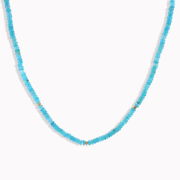 Boheme Paraiba Opal Necklace
