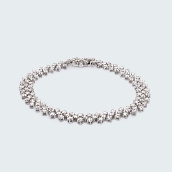 Velvet Diamond Tennis Bracelet 3.25 tcw - Eliza Page