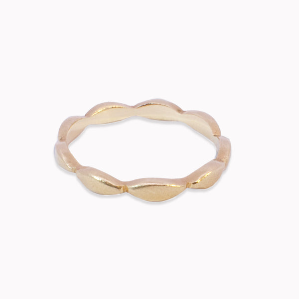 Gold Wave Stack Ring